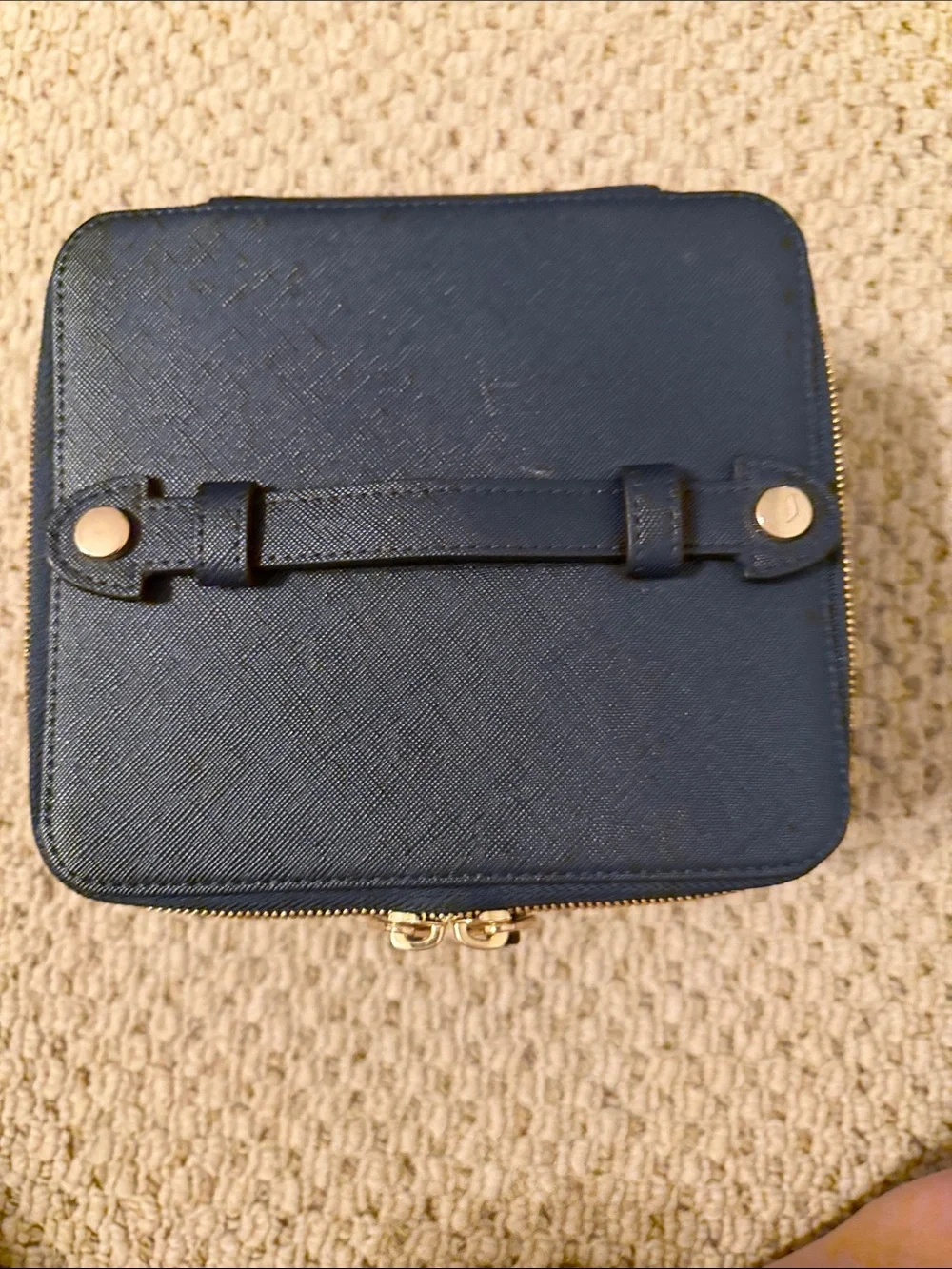 Calpak Navy Blue Sunglasses Case